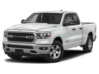 2023 ram 1500 truck front left angle view